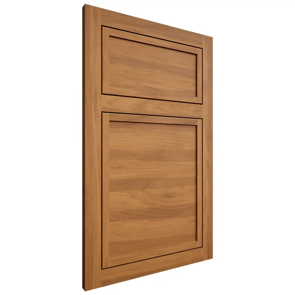 Shiloh Cabinetry Flush Inset Napa Horizontal Hickory Plain Cut Medium Door
