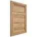 Shiloh Cabinetry Flush Inset Napa Horizontal Hickory Plain Cut Natural Door