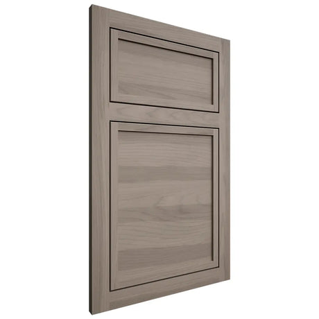 Shiloh Cabinetry Flush Inset Napa Horizontal Hickory Plain Cut Sterling Door