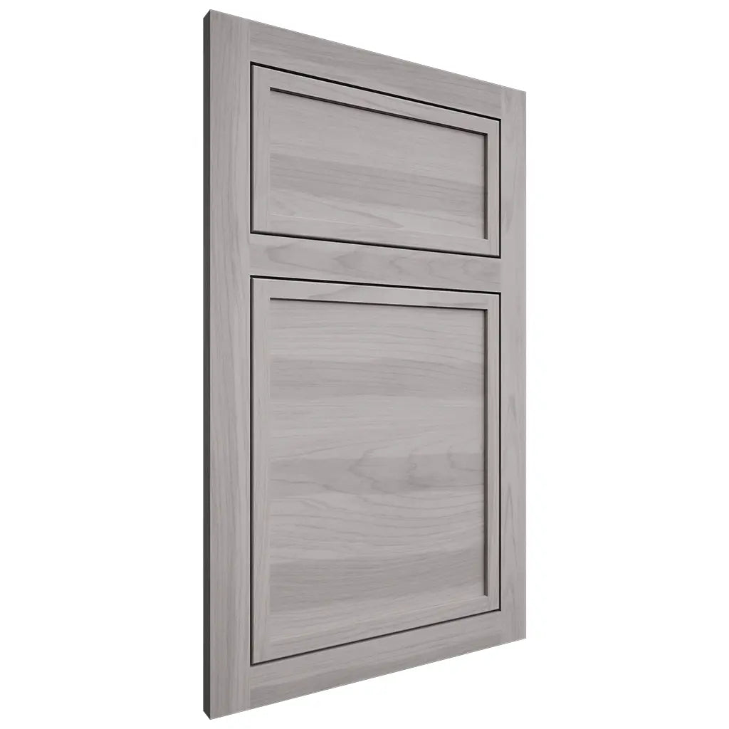Shiloh Cabinetry Flush Inset Napa Horizontal Hickory Plain Cut Stratus Door