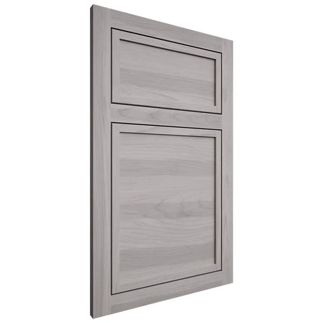 Shiloh Cabinetry Flush Inset Napa Horizontal Hickory Plain Cut Stratus Door