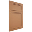 Shiloh Cabinetry Flush Inset Napa Horizontal Maple Plain Cut Cashmere Door