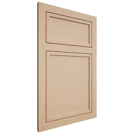 Shiloh Cabinetry Flush Inset Napa Horizontal Maple Plain Cut Natural Door