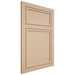 Shiloh Cabinetry Flush Inset Napa Horizontal Maple Plain Cut Natural Door
