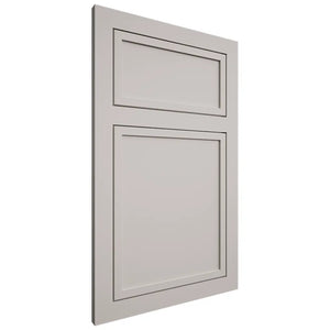 Shiloh Cabinetry Flush Inset Napa Horizontal Paintable Amazing Gray Door