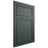 Shiloh Cabinetry Flush Inset Napa Horizontal Paintable Billiard Green Door