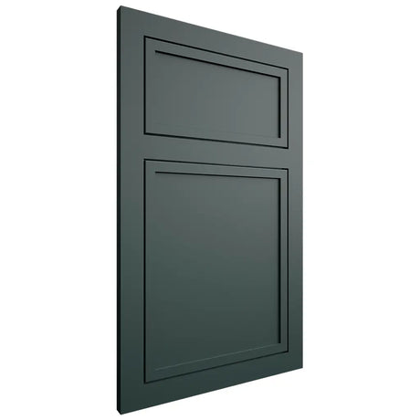 Shiloh Cabinetry Flush Inset Napa Horizontal Paintable Billiard Green Door
