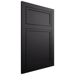 Shiloh Cabinetry Flush Inset Napa Horizontal Paintable Black Door
