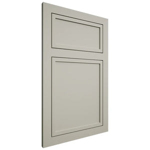Shiloh Cabinetry Flush Inset Napa Horizontal Paintable Clary Sage Door