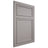 Shiloh Cabinetry Flush Inset Napa Horizontal Paintable Dovetail Gray Door