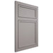 Shiloh Cabinetry Flush Inset Napa Horizontal Paintable Dovetail Gray Door