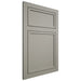 Shiloh Cabinetry Flush Inset Napa Horizontal Paintable Evergreen Fog Door