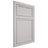 Shiloh Cabinetry Flush Inset Napa Horizontal Paintable Light French Gray Door