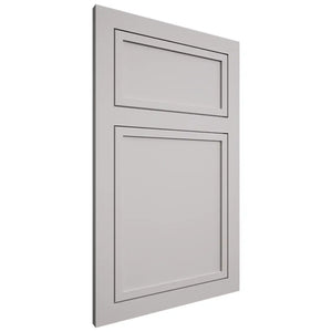 Shiloh Cabinetry Flush Inset Napa Horizontal Paintable Light French Gray Door