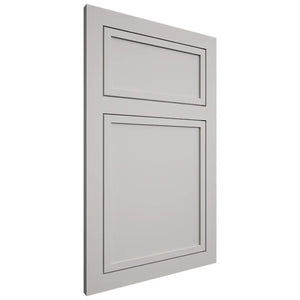 Shiloh Cabinetry Flush Inset Napa Horizontal Paintable Mindful Gray Door