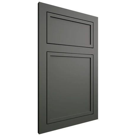 Shiloh Cabinetry Flush Inset Napa Horizontal Paintable Pewter Green Door