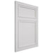 Shiloh Cabinetry Flush Inset Napa Horizontal Paintable Polar Door