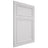 Shiloh Cabinetry Flush Inset Napa Horizontal Paintable Pure White Door