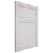 Shiloh Cabinetry Flush Inset Napa Horizontal Paintable Soft White Door
