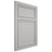Shiloh Cabinetry Flush Inset Napa Horizontal Paintable Unusual Gray Door