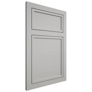 Shiloh Cabinetry Flush Inset Napa Horizontal Paintable Unusual Gray Door