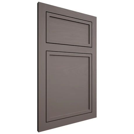Shiloh Cabinetry Flush Inset Napa Horizontal Poplar Plain Cut Heatherstone Door