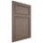 Shiloh Cabinetry Flush Inset Napa Horizontal Poplar Plain Cut River Rock Door