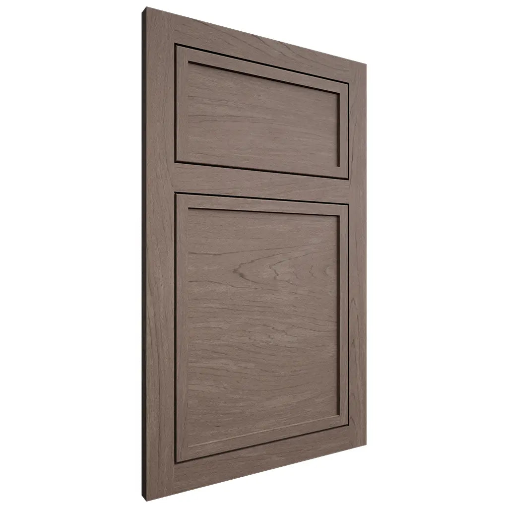 Shiloh Cabinetry Flush Inset Napa Horizontal Poplar Plain Cut River Rock Door