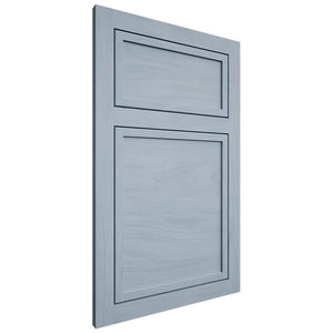 Shiloh Cabinetry Flush Inset Napa Horizontal Poplar Plain Cut Sky Door