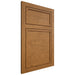 Shiloh Cabinetry Flush Inset Napa Horizontal Red Oak Plain Cut Autumn Door