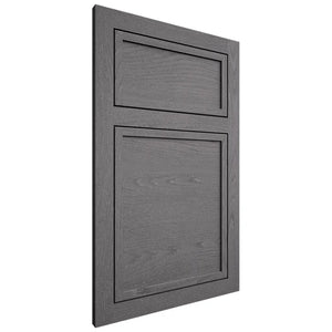 Shiloh Cabinetry Flush Inset Napa Horizontal Red Oak Plain Cut Cadet Door