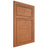 Shiloh Cabinetry Flush Inset Napa Horizontal Red Oak Plain Cut Harvest Door