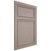 Shiloh Cabinetry Flush Inset Napa Horizontal Red Oak Plain Cut Sterling Door