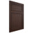 Shiloh Cabinetry Flush Inset Napa Horizontal Walnut Plain Cut Bison Door