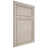Shiloh Cabinetry Flush Inset Napa Horizontal Walnut Plain Cut Seagull Door