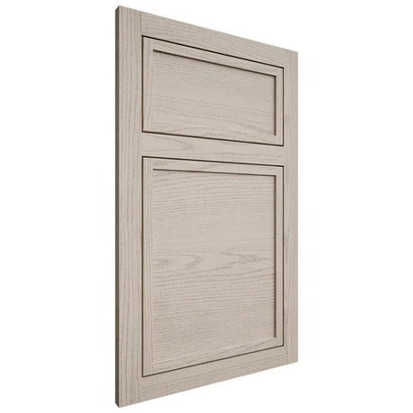 Shiloh Cabinetry Flush Inset Napa Horizontal Walnut Plain Cut Seagull Door