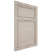 Shiloh Cabinetry Flush Inset Napa Horizontal Walnut Plain Cut Seagull Door