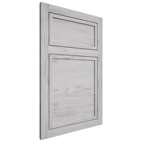 Shiloh Cabinetry Flush Inset Napa Horizontal Walnut Plain Cut Stratus Door
