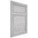 Shiloh Cabinetry Flush Inset Napa Horizontal Walnut Plain Cut Stratus Door
