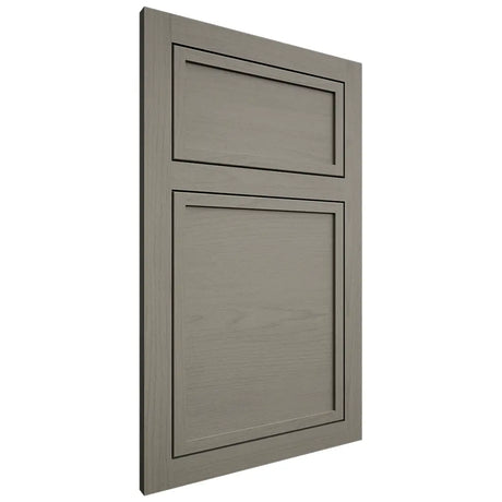 Shiloh Cabinetry Flush Inset Napa Horizontal Walnut Plain Cut Thyme Door