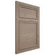 Shiloh Cabinetry Flush Inset Napa Horizontal White Oak Plain Cut Almond Door