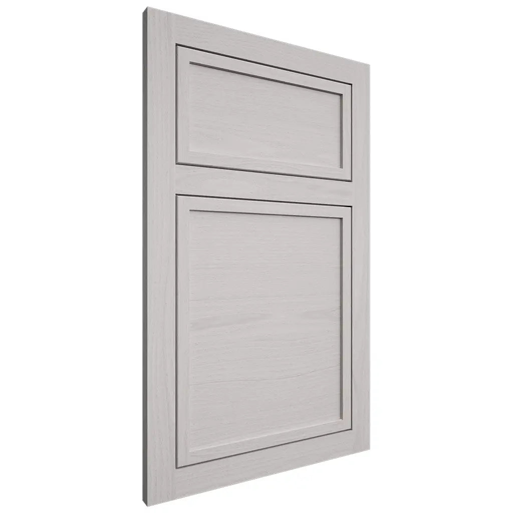Shiloh Cabinetry Flush Inset Napa Horizontal White Oak Plain Cut Cotton Door