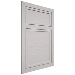 Shiloh Cabinetry Flush Inset Napa Horizontal White Oak Plain Cut Cotton Door