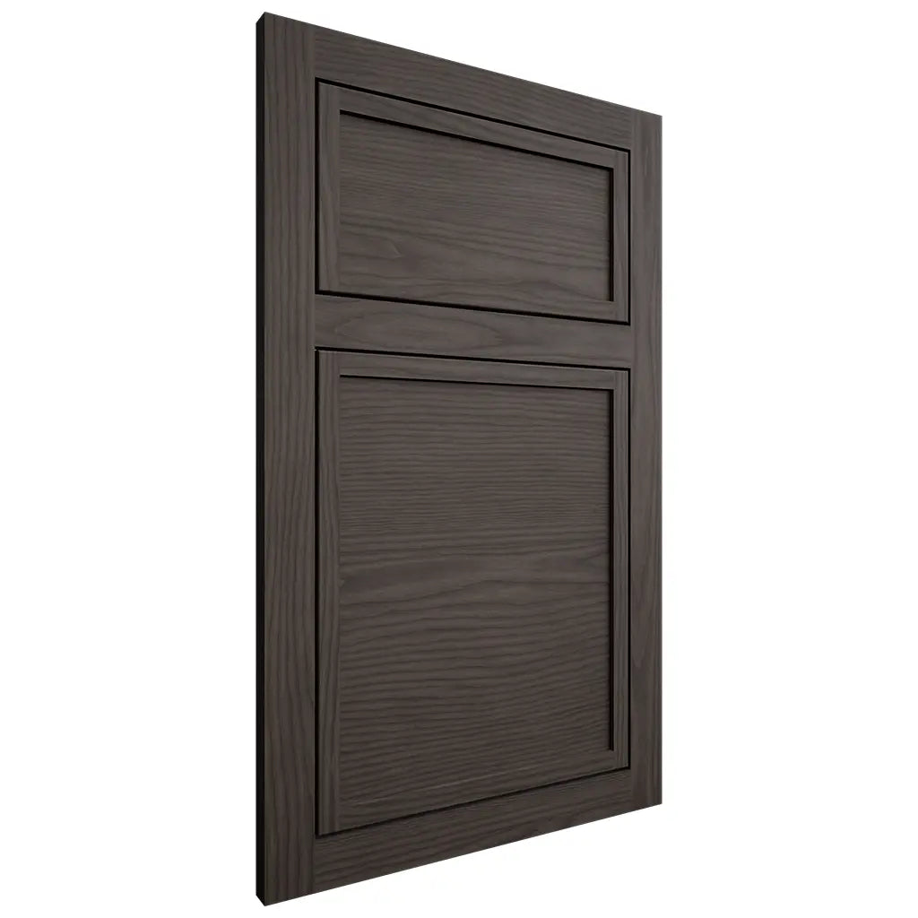 Shiloh Cabinetry Flush Inset Napa Horizontal White Oak Plain Cut Creekside Door