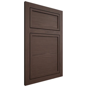 Shiloh Cabinetry Flush Inset Napa Horizontal White Oak Plain Cut Dusk Door