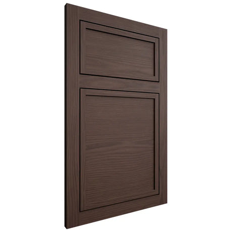 Shiloh Cabinetry Flush Inset Napa Horizontal White Oak Plain Cut Dusk Door
