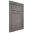 Shiloh Cabinetry Flush Inset Napa Horizontal White Oak Plain Cut Flagstone Door