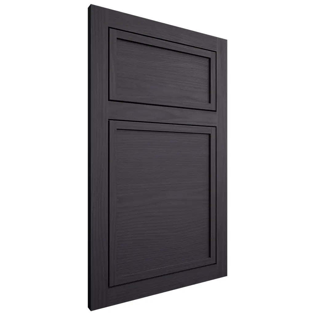 Shiloh Cabinetry Flush Inset Napa Horizontal White Oak Plain Cut Harbor Door