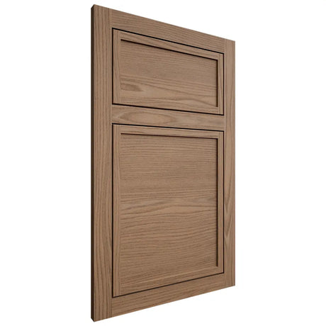 Shiloh Cabinetry Flush Inset Napa Horizontal White Oak Plain Cut Medium Door