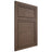Shiloh Cabinetry Flush Inset Napa Horizontal White Oak Plain Cut Mineral Door